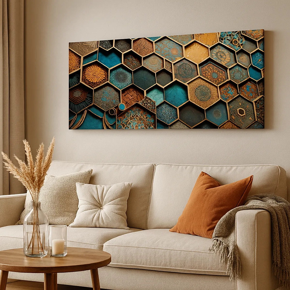 Obraz na plátne - Arabské ornamenty – variácia - 30x30 cm