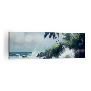 Obraz na plátne - Na tropickom pobreží - 160x50 cm