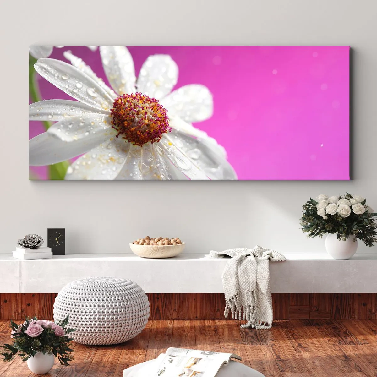 Obraz na plátne - Skromný vo svojej kráse - 140x50 cm