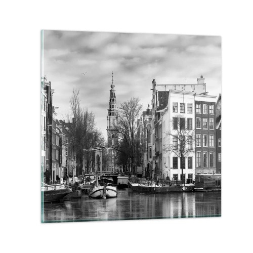 Obraz na skle - Amsterdamské vibrácie - 50x50 cm