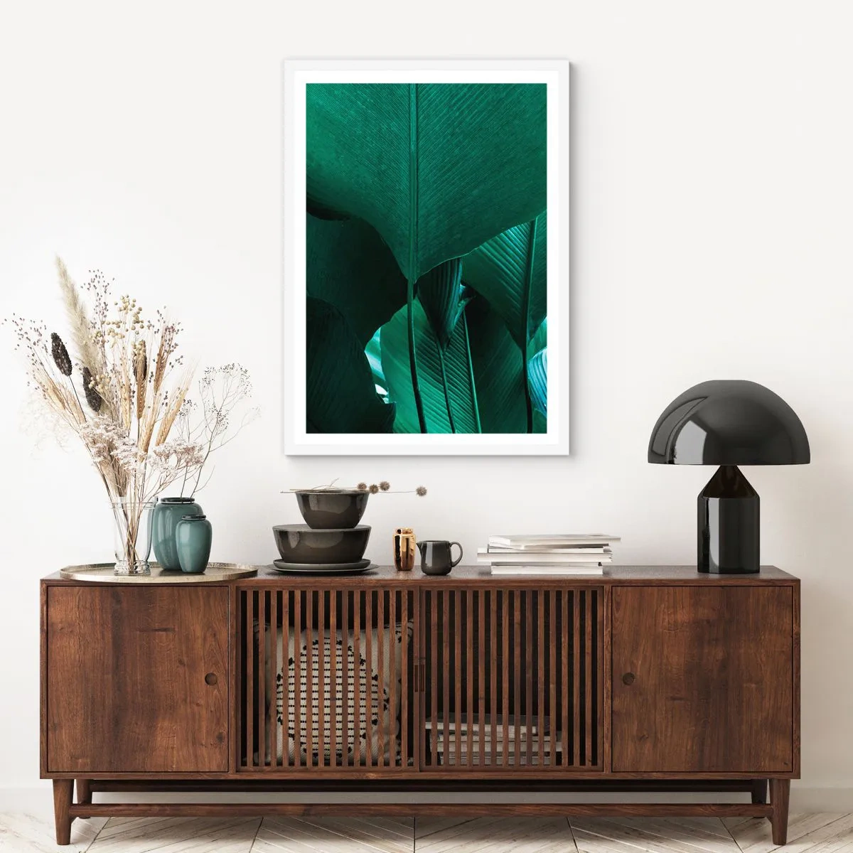 Plagát v bielom ráme - Obrátené k svetlu - 61x91 cm