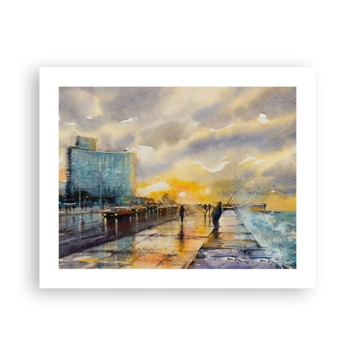 Plagát - Život na pobreží - 50x40 cm