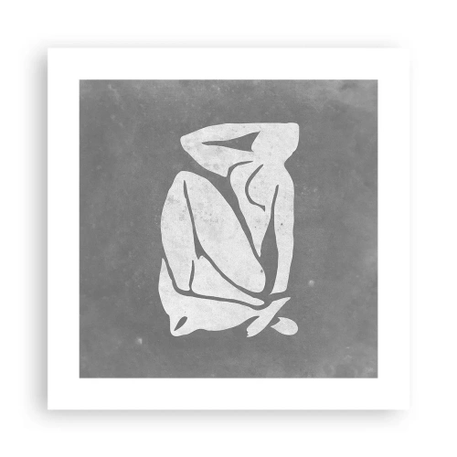 Plagát - V zádumčivosti - 40x40 cm