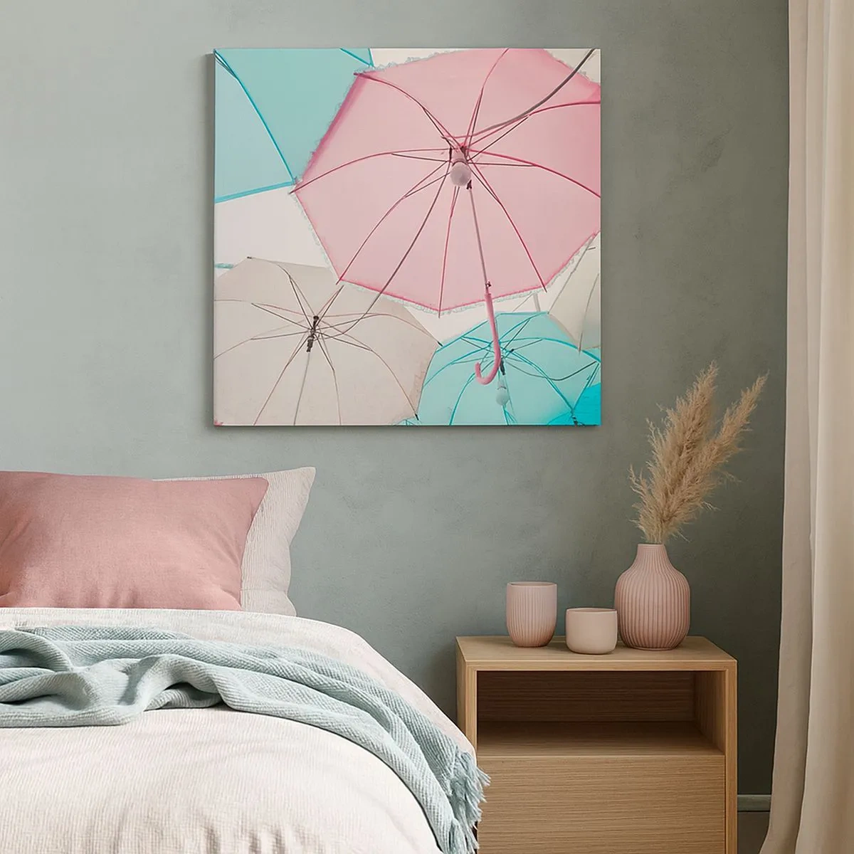 Obraz na plátne - Občas slnko, občas dážď - 30x30 cm