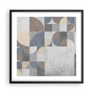 Plagát v čiernom ráme - Keramická fantázia - 50x50 cm