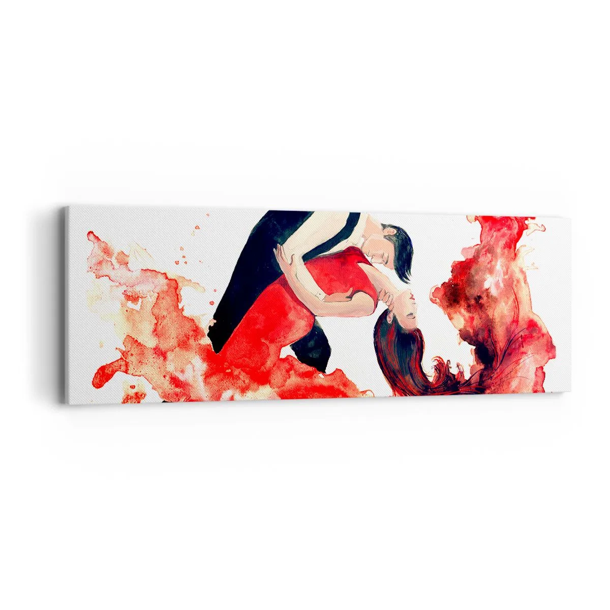 Obraz na plátne - Tango - zmyselná vlna - 90x30 cm