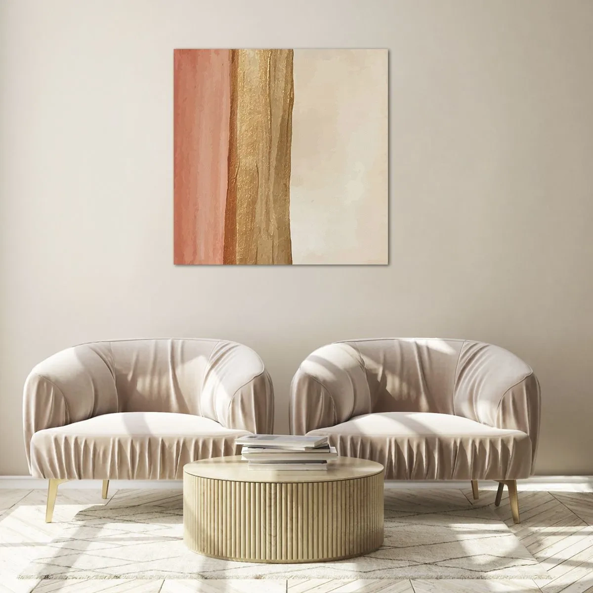 Obraz na skle - Vertikálna kompozícia - 70x70 cm