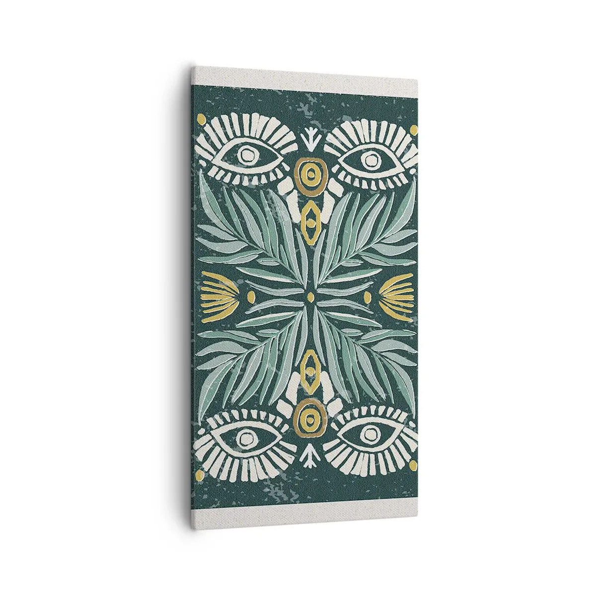 Obraz na plátne - Ako ľudová vystrihovačka - 55x100 cm