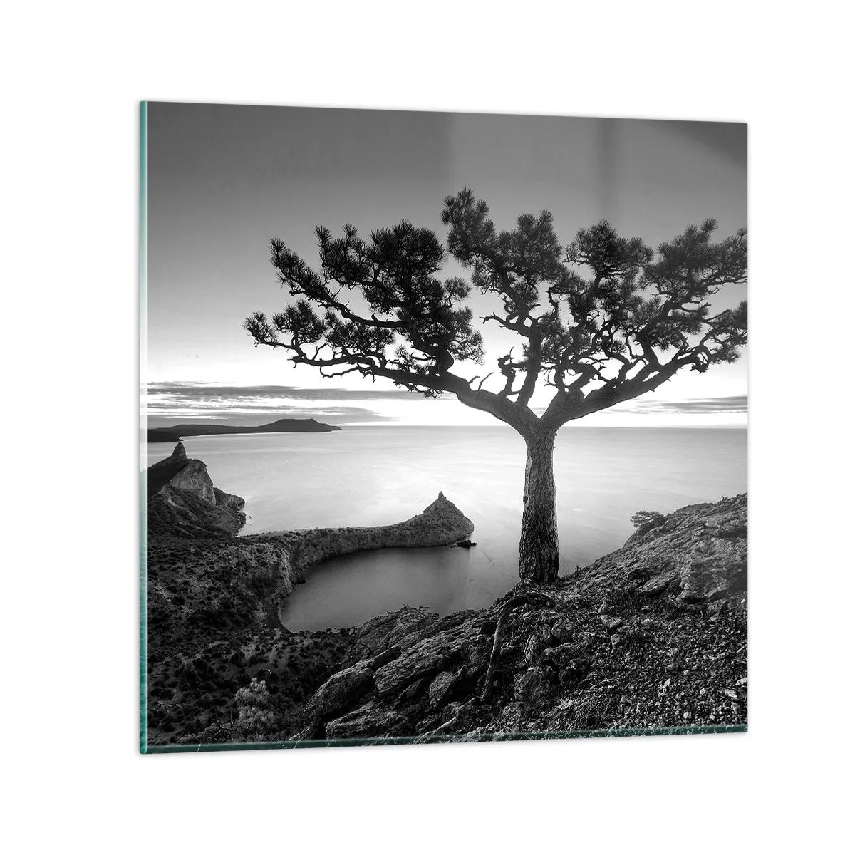 Obraz na skle - Pokoj až k horizontu - 70x70 cm