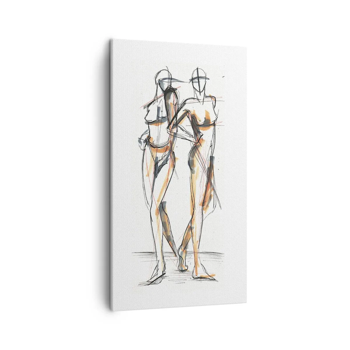 Obraz na plátne - Štúdia šarmu - 45x80 cm