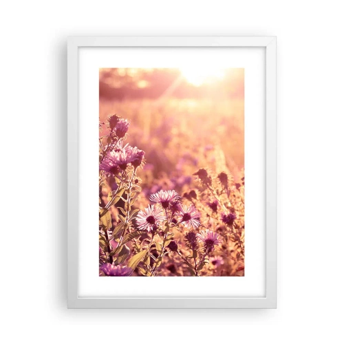 Plagát v bielom ráme - Než skončí leto - 30x40 cm