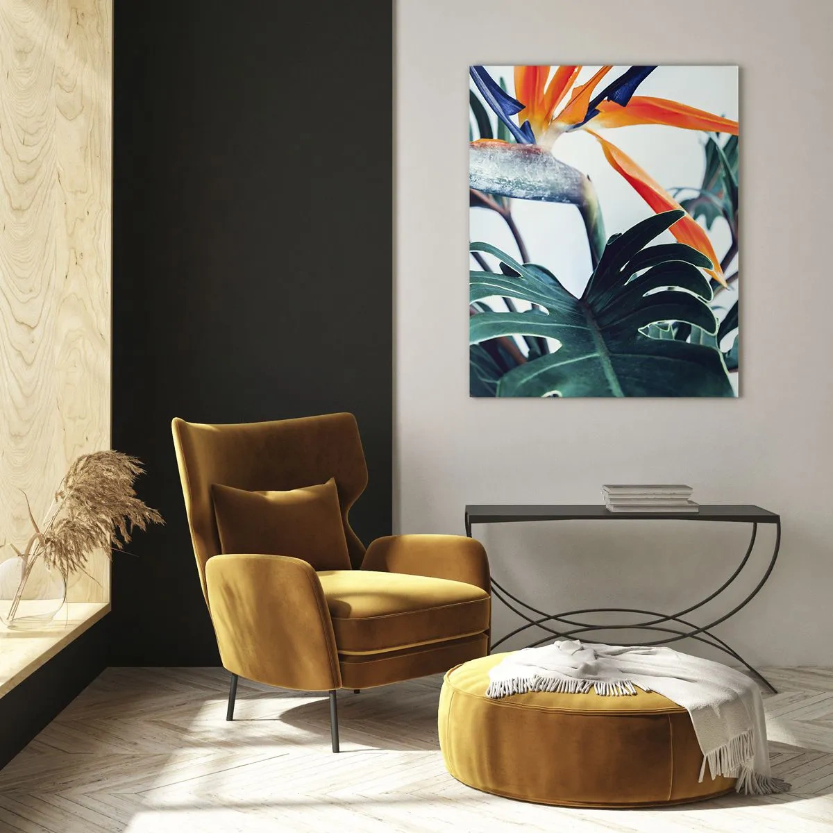 Obraz na skle - Vtáker - 50x70 cm