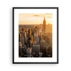 Plagát v čiernom ráme - Rast na slnku - 40x50 cm