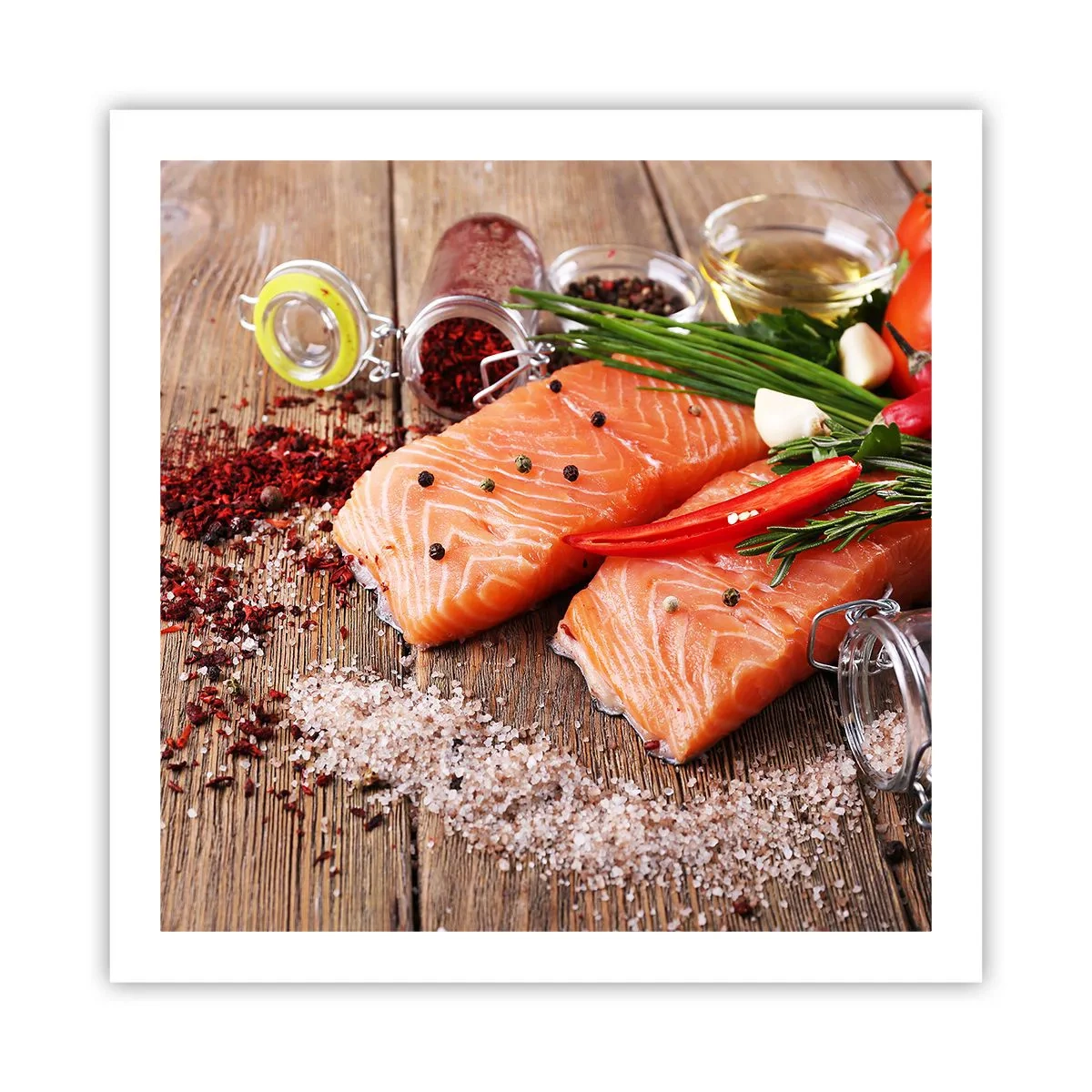 Plagát - Nórske dobrodružstvo v kuchyni - 60x60 cm