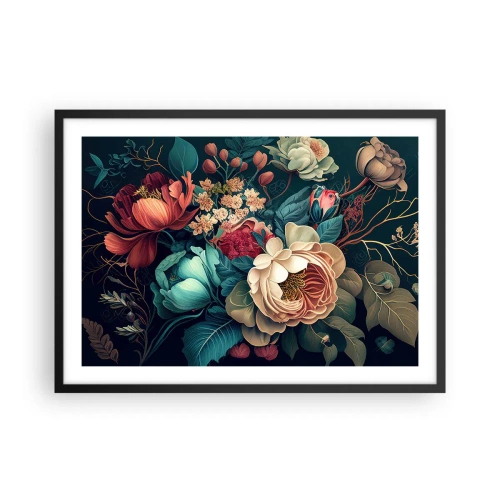Plagát v čiernom ráme - Pôvab 19. storočia - 70x50 cm