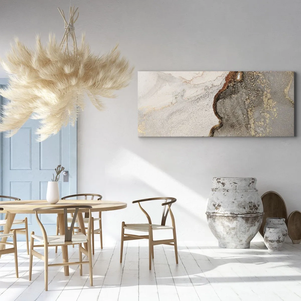 Obraz na plátne - Na hranici farieb - 160x50 cm