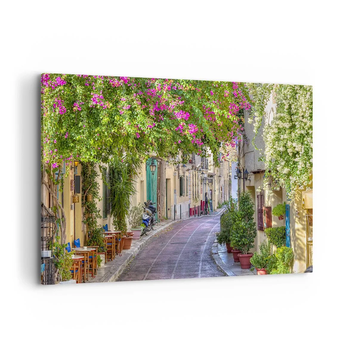 Obraz na plátne - Kvitnúce zákutie - 120x80 cm