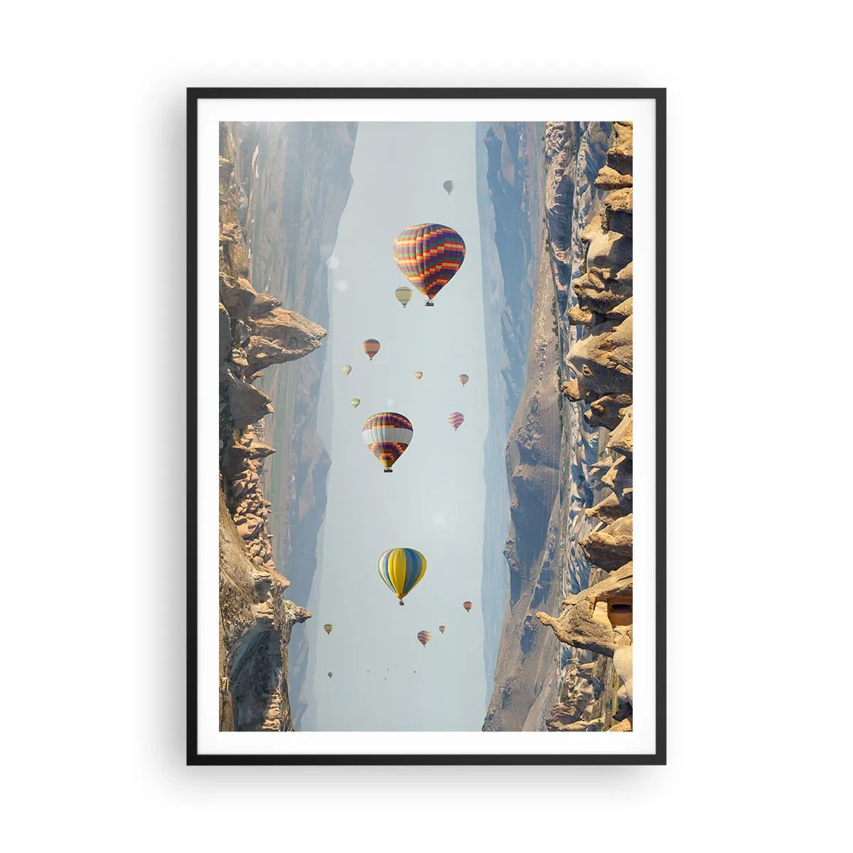 Plagát v čiernom ráme - Tu je možné všetko - 70x100 cm