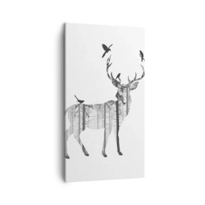 Obraz na plátne - Dobrý duch lesa - 45x80 cm