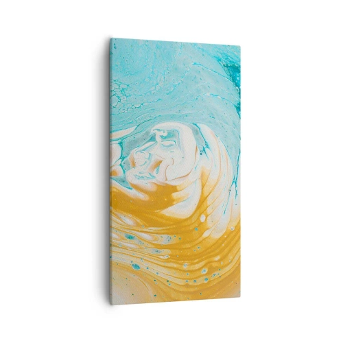 Obraz na plátne - Pastelový vír - 55x100 cm