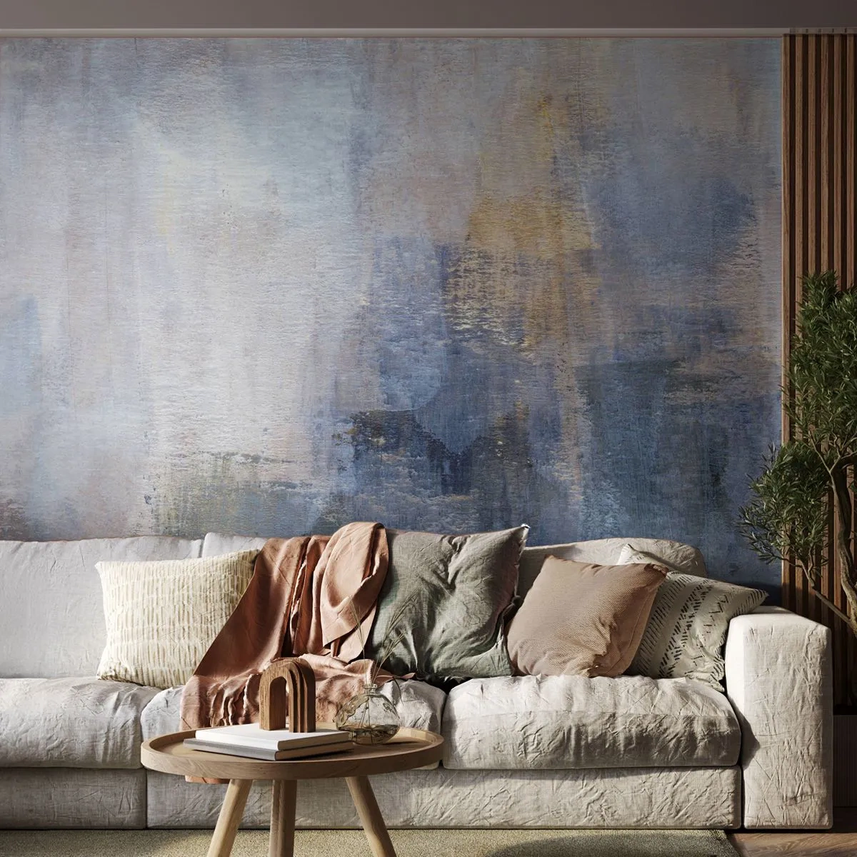 Fototapeta Premium Canvas - Tóny a akordy farieb - Abstrakcia, Kus, Maľovanie - 150x105 cm