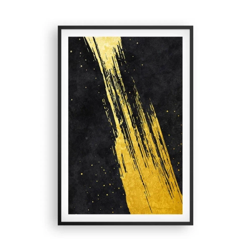 Plagát v čiernom ráme - Skok do hyperpriestoru - 61x91 cm