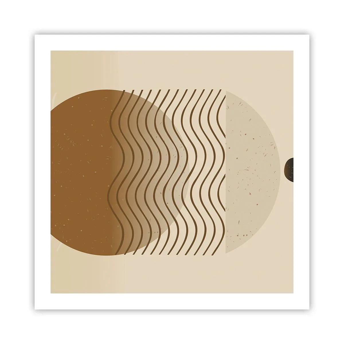 Plagát - O pôvode geometrických obrazcov - 60x60 cm