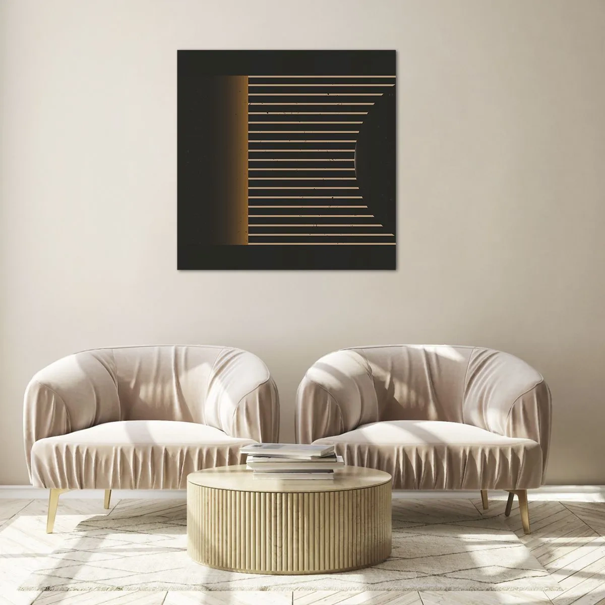 Obraz na skle - Preskúmať temnotu - 50x50 cm