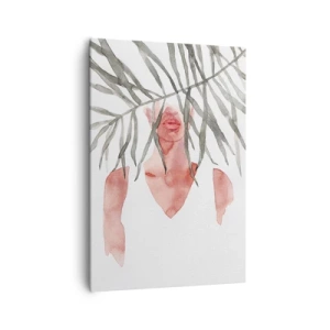 Obraz na plátne - Dáma trópov - 70x100 cm