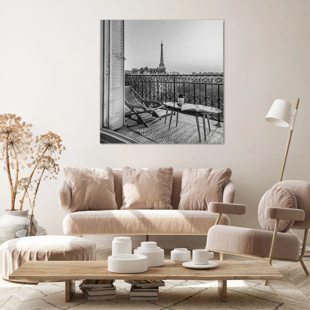 Obraz na plátne - Parížske popoludnie - 30x30 cm