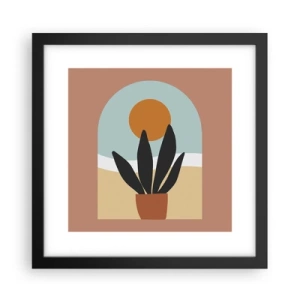 Plagát v čiernom ráme - Malé radosti - 30x30 cm