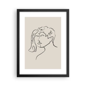 Plagát v čiernom ráme - A bola jednota - 30x40 cm