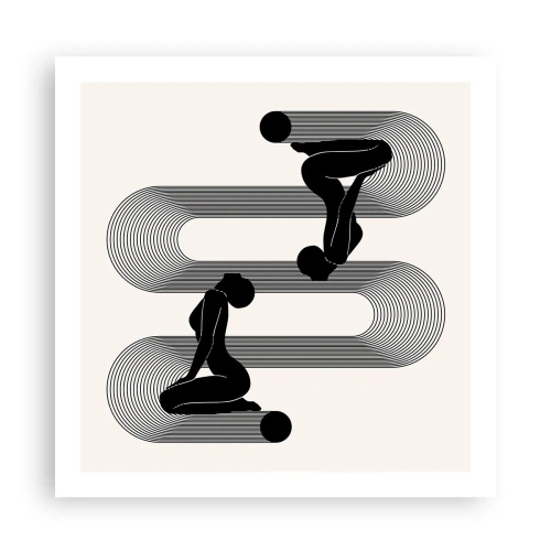 Plagát - Zmyselná symetria - 60x60 cm