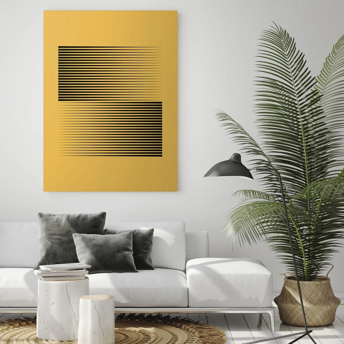 Obraz na skle - Štvorec protikladov - 50x70 cm