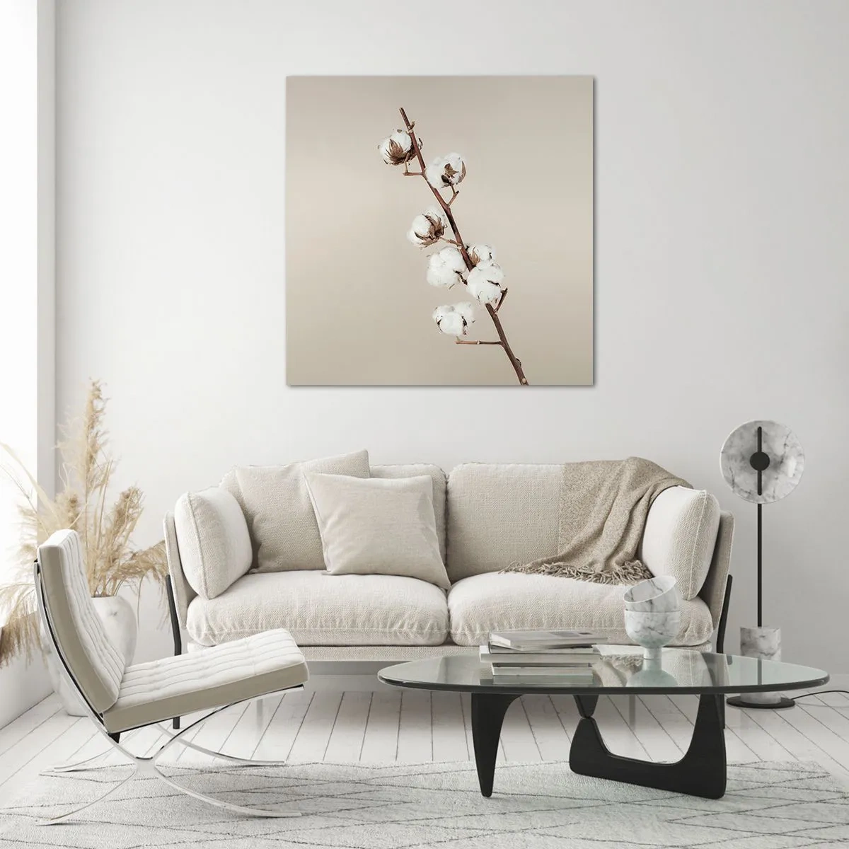 Obraz na skle - Pri zdroji mäkkosti - 60x60 cm