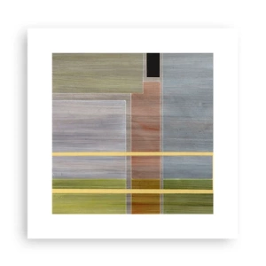 Plagát - Jednoducho a v kľude - 30x30 cm