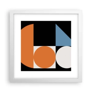 Plagát v bielom ráme - Figurínový systém - 30x30 cm