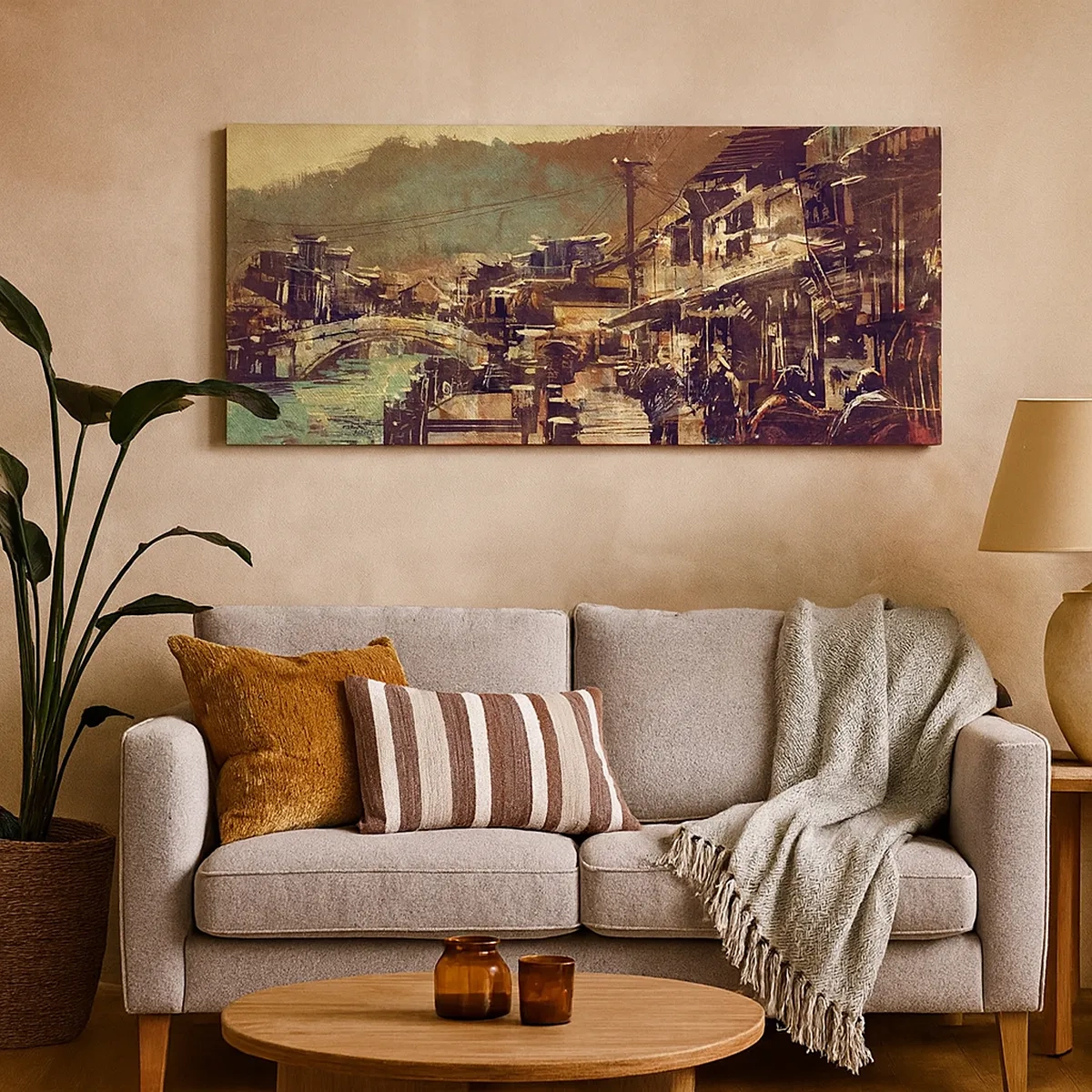 Obraz na plátne - Život ako bohatstvo šedej - 30x30 cm