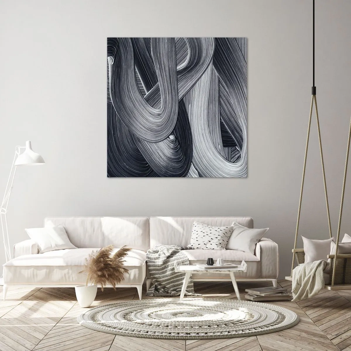 Obraz na plátne - Plynulosť reality - 50x50 cm