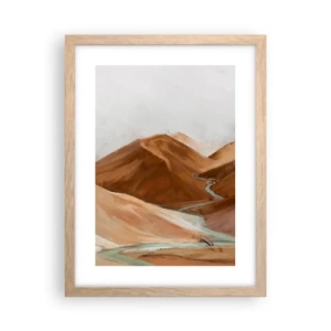 Plagát v ráme zo svetlého duba - K prameňu - 30x40 cm