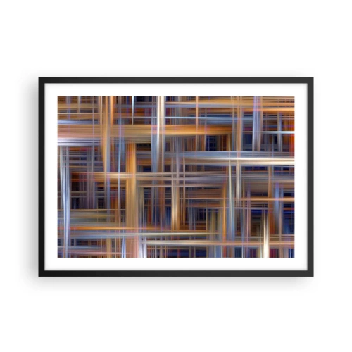 Plagát v čiernom ráme - Utkané zo svetla - 70x50 cm