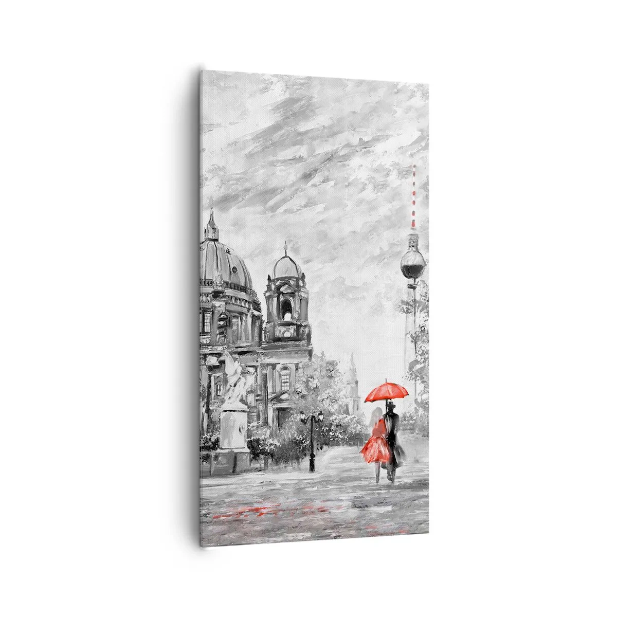Obraz na plátne - Berlínske stretnutie - 65x120 cm