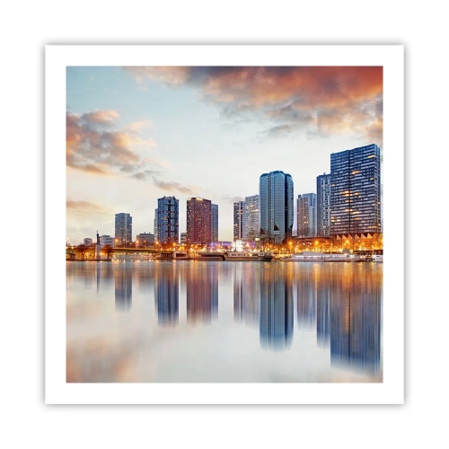 Plagát - Monumentálny pokoj Paríža - 60x60 cm