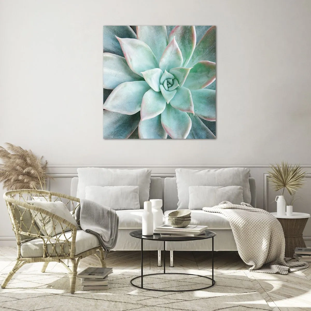 Obraz na skle - Srdce púšte - 60x60 cm