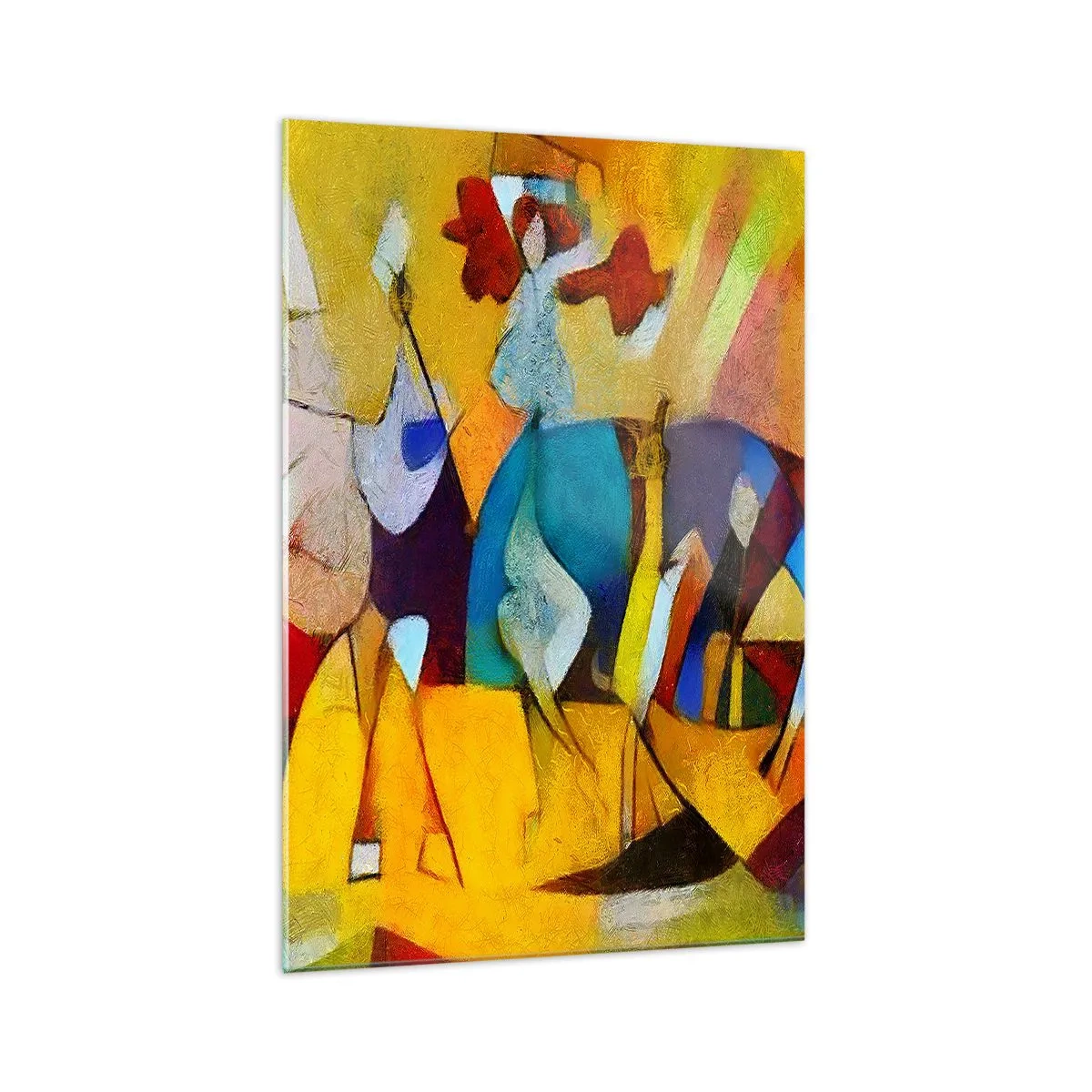 Obraz na skle - Slnko - život - radosť - 70x100 cm
