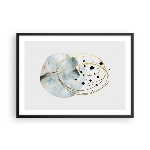 Plagát v čiernom ráme - V objatí priestoru - 70x50 cm
