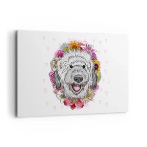 Obraz na plátne - Šteňacia radosť - 120x80 cm