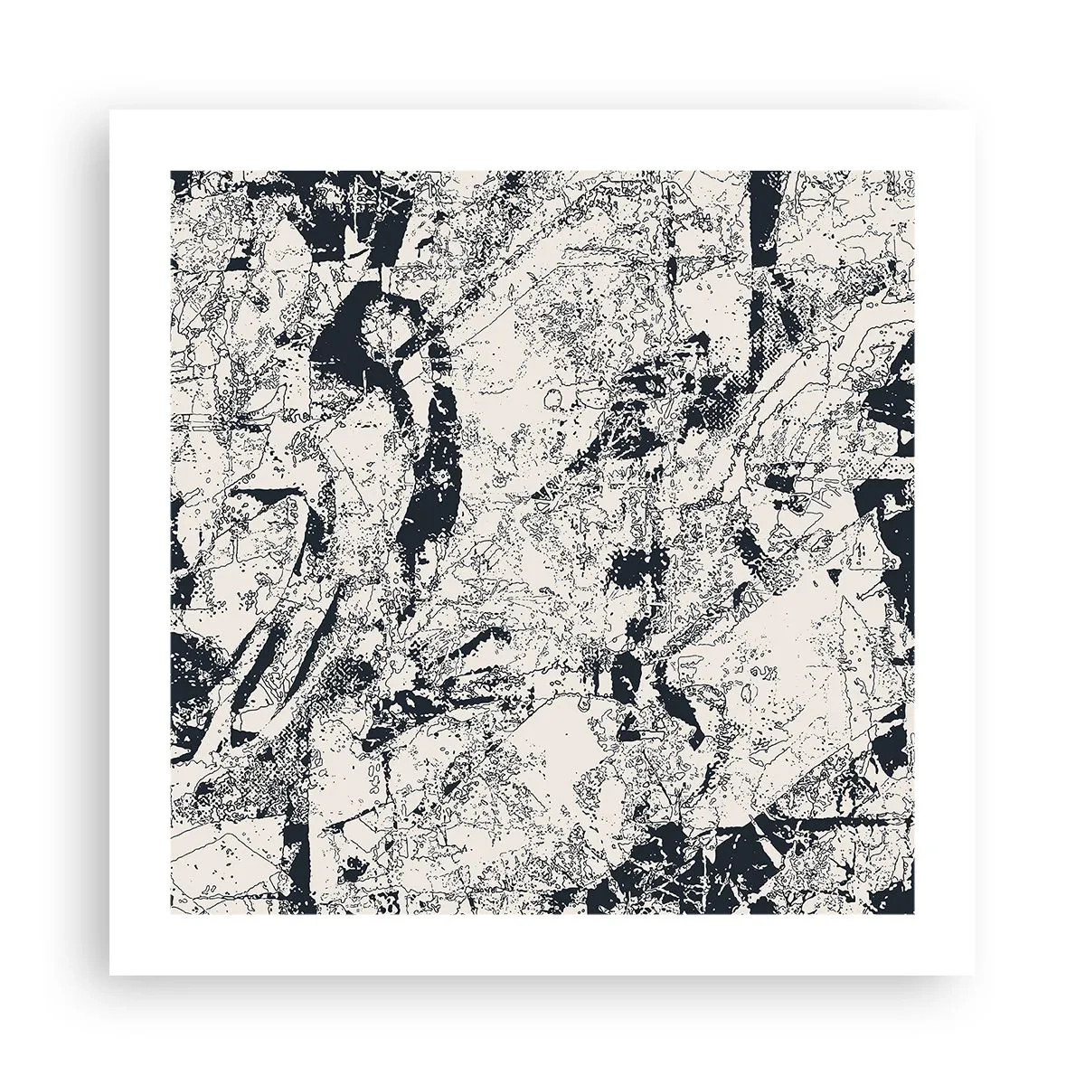 Plagát - Prelínanie protikladov - 50x50 cm