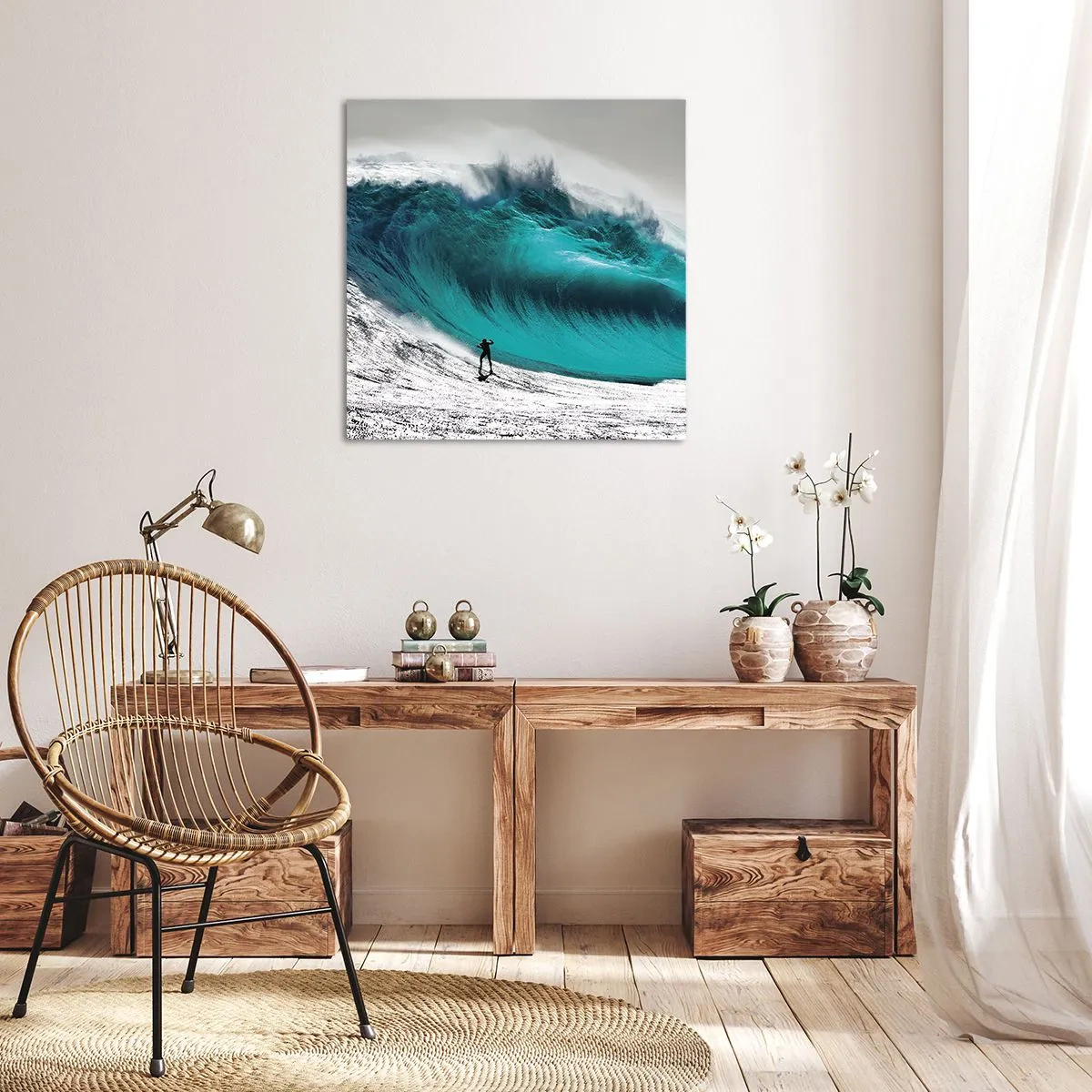 Obraz na plátne - Výzva prijatá - 70x70 cm