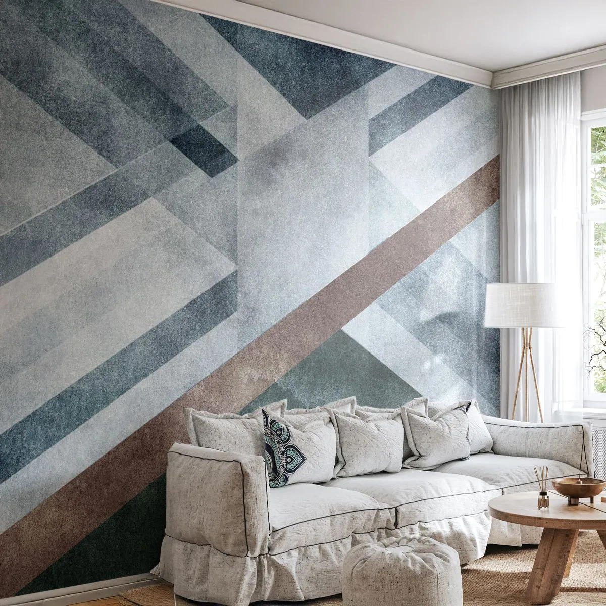 Fototapeta Standard Eco - Sofistikovaná elegancia geometrie - Čiary, Geometria, Abstrakcia - 150x105 cm
